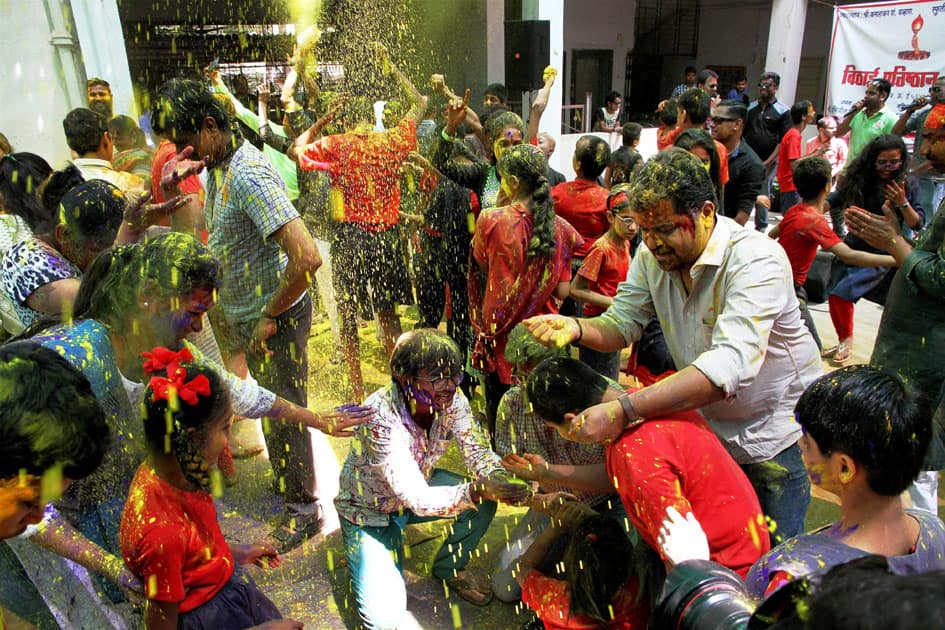 Holi festival in Mumbai