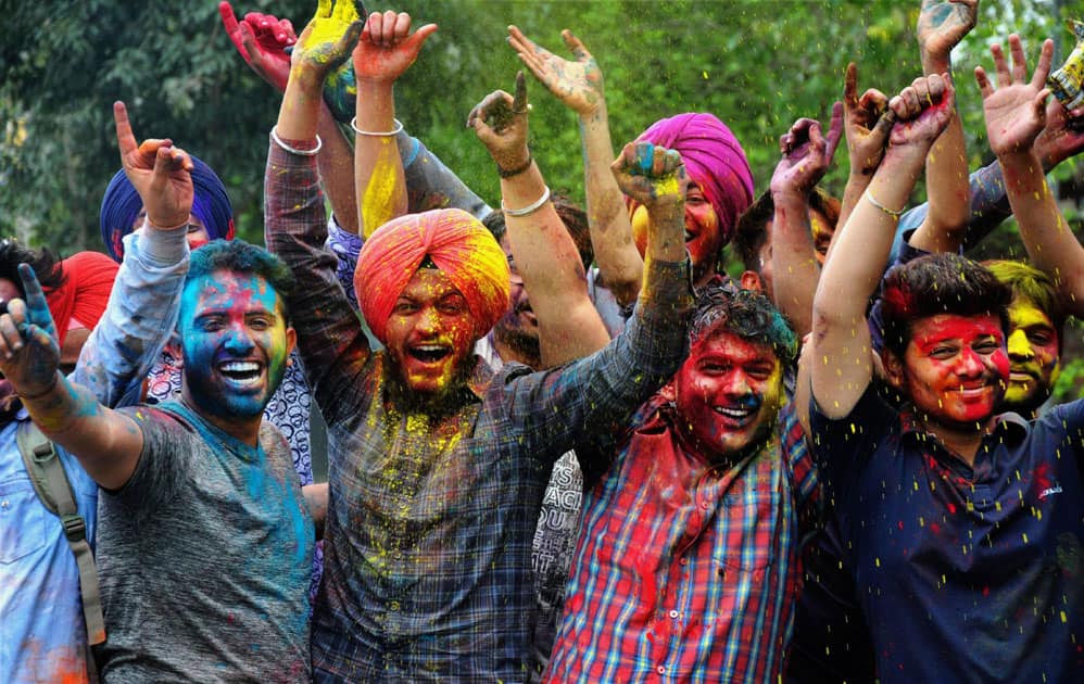 Holi festival in Amritsar