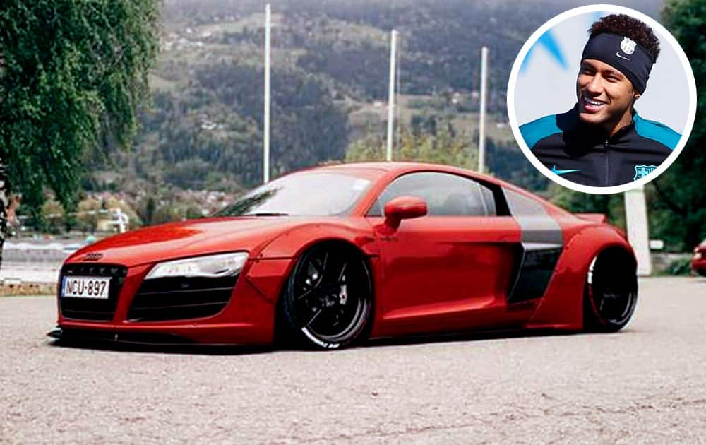 Neymar - Audi R8 Gi