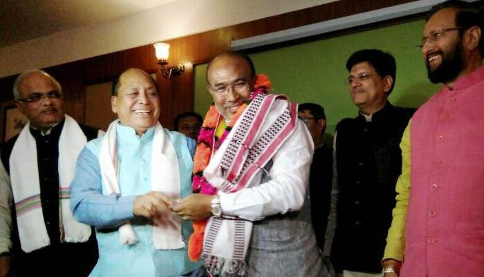 Nongthombam Biren Singh to be sworn in as BJP&#039;s first Manipur CM today