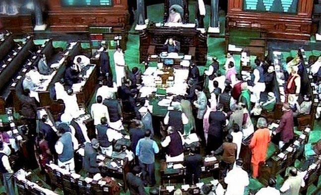 BJP&#039;s thumping victory in UP, Uttarakhand: &#039;Jai Shri Ram&#039;, &#039;Modi Modi&#039; slogans greet PM in Lok Sabha