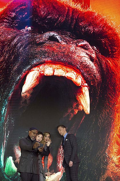 The cast of movie Kong:Skull Island