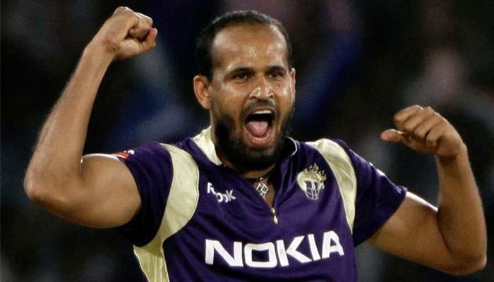 Cricketer Yusuf Pathan bats for elephants