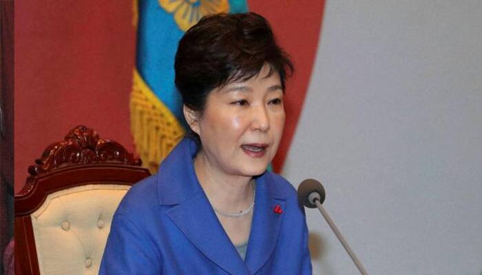 Former President Park Geun-Hye supporters march in Seoul against impeachment