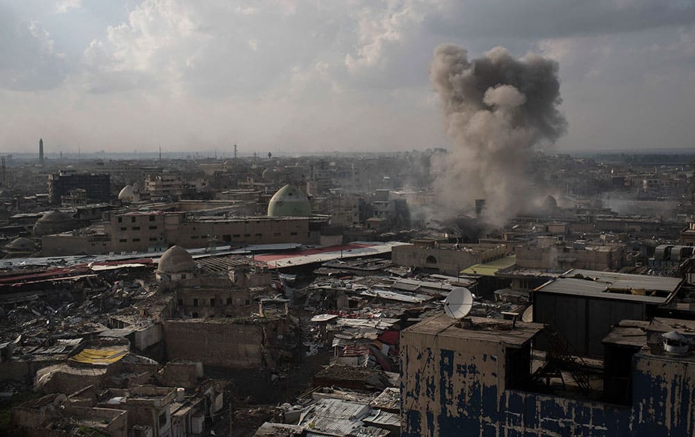 fighting against Islamic State in Mosul