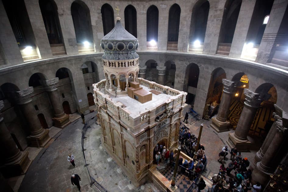 The tomb of Jesus Christ