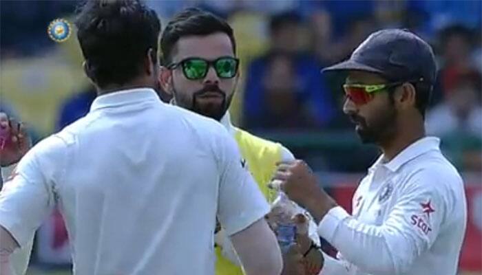 WATCH: Skipper Virat Kohli carries drinks for Team India