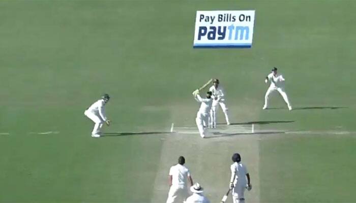 India vs Australia: Ravindra Jadeja clobbers Steve O&#039;Keefe, Nathan Lyon for sixes — VIDEO