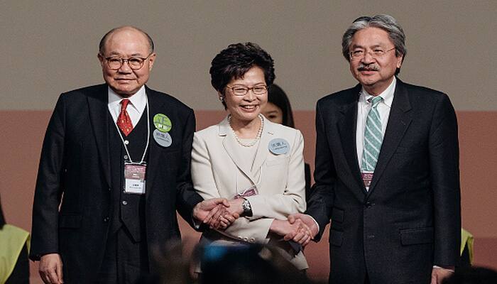 Pro-China Carrie Lam becomes Hong Kong&#039;s 1st woman leader