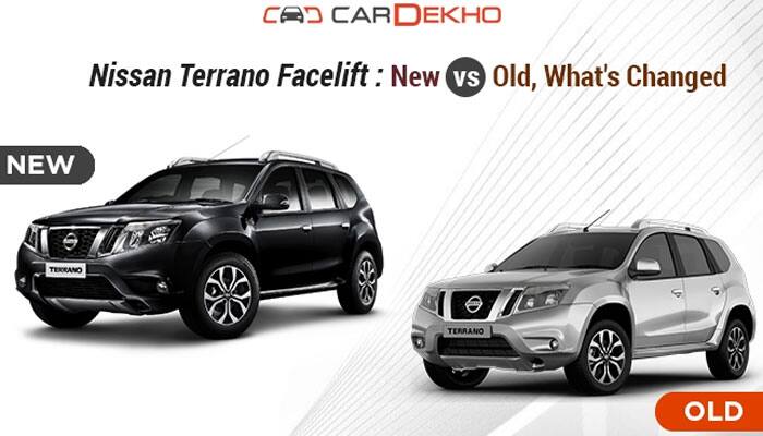 Nissan Terrano Facelift: New vs Old