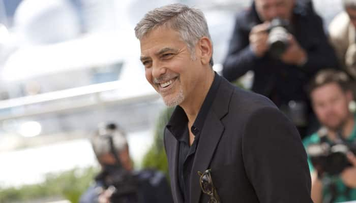 I&#039;m even happier: Father-to-be George Clooney