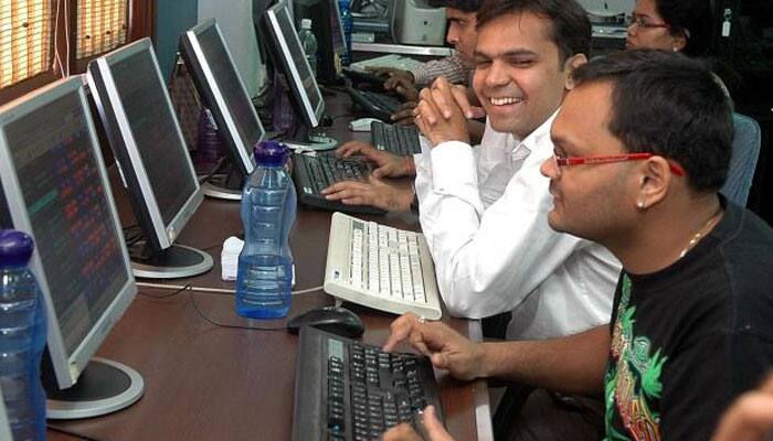 Nifty ends at record high, Sensex up 116 points