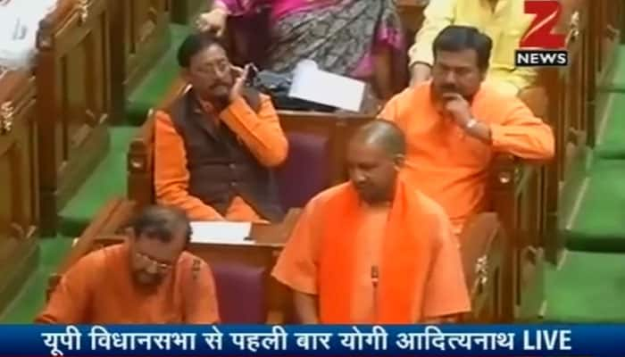 WATCH: Yogi Adityanath&#039;s first speech in UP Assembly - &#039;Will work for development of 22 crore people&#039; 