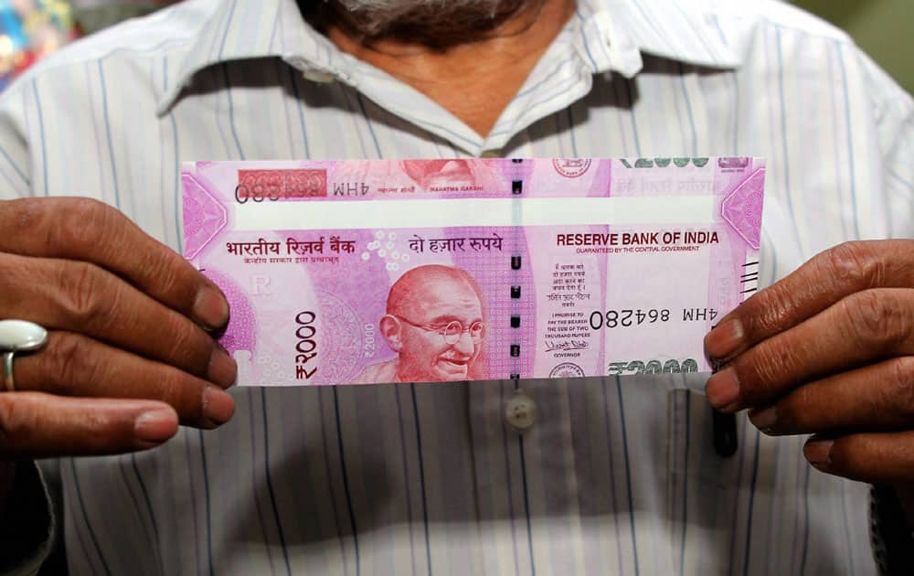 A Ghaziabad resident got a misprinted Rs2,000 note from a PNB ATM