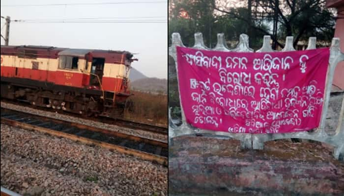 Maoists attack Odisha railway station, put up posters against PM Narendra Modi&#039;s visit