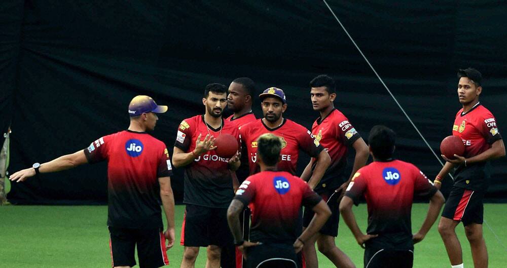 KKR's practice session