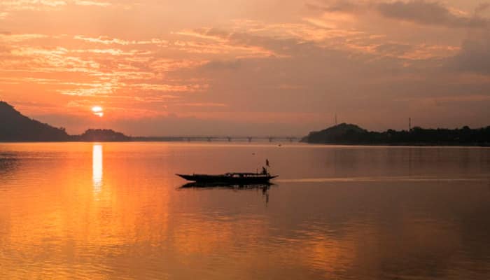 President Pranab Mukherjee inaugurates Namami Brahmaputra in Assam