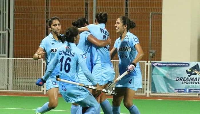 Women&#039;s Hockey World League: Indian Eves score a pulsating 4-2 win over Uruguay in shoot out to enter round 3