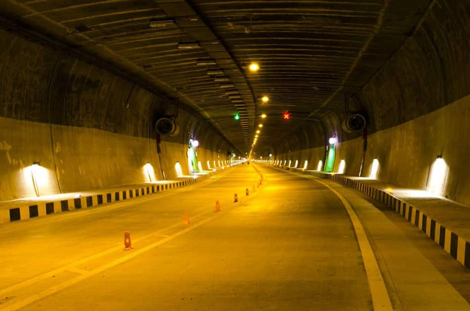 Chenani-Nashri Tunnel, in Jammu Kashmir