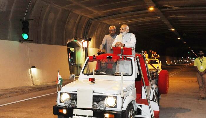 No one profited from terrorism, it only bled Kashmir; Chenani-Nashri tunnel will herald &#039;new era of development&#039;: PM Modi    