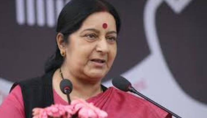 Sushma Swaraj warns Pakistan, says entire J&amp;K, including Gilgit-Baltistan, belongs to India