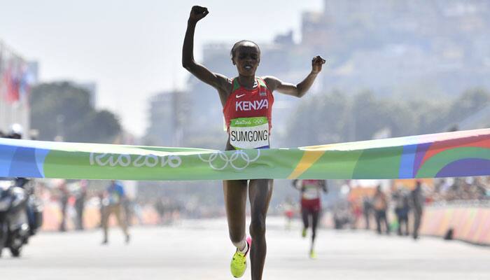 Rio Olympic marathon champion Jemima Sumgong fails dope test