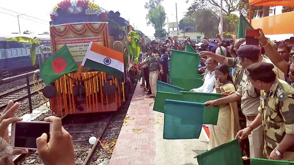 India- Bangladesh Goods Train