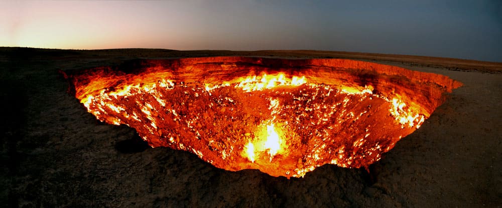 Darvaza gas crater