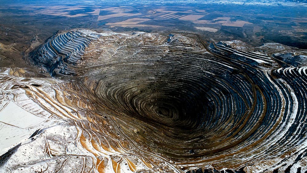 Bingham Canyon Open Pit Copper Mine