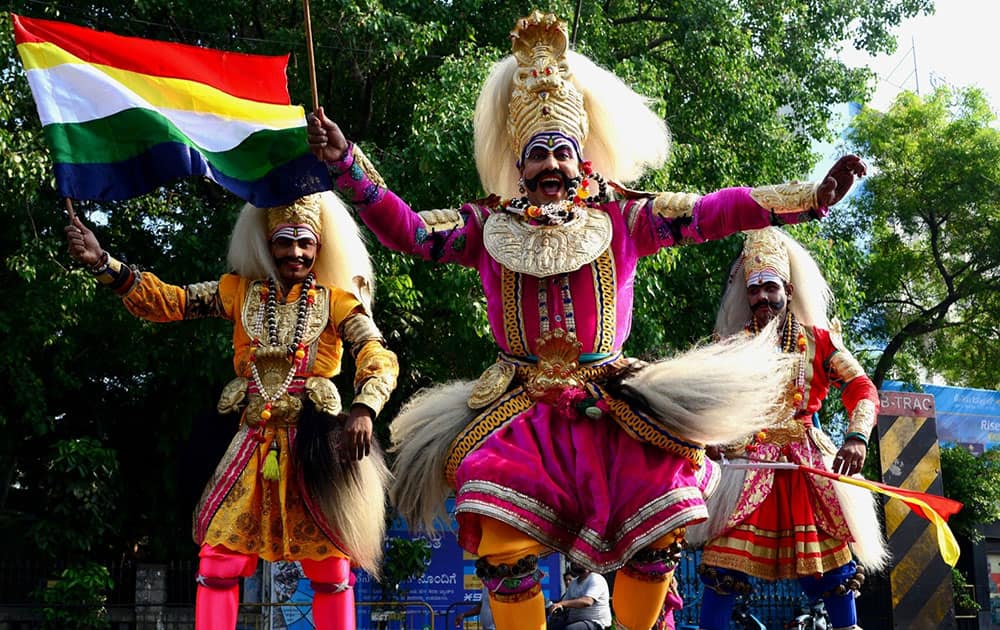 Mahaveer Jayanthi celebrations underway at Freedom Park, in Bengaluru