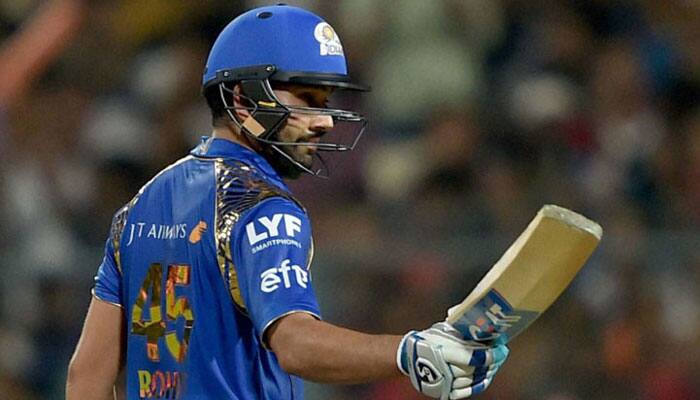 IPL 10: Rohit Sharma reprimanded for showing &#039;excessive, obvious&#039; disappointment towards umpire&#039;s decision