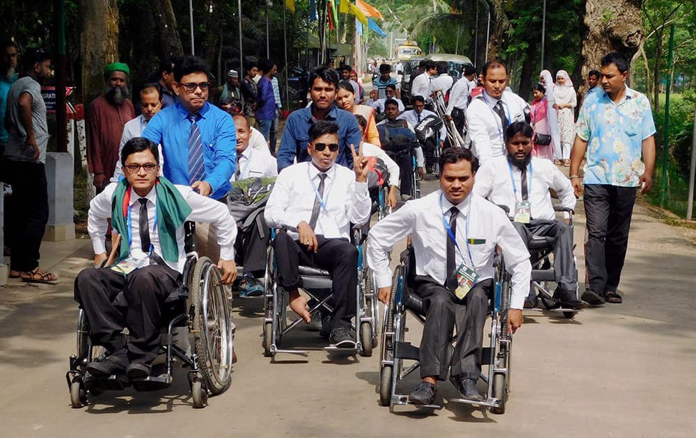 Specially abled cricket team from Bangladesh