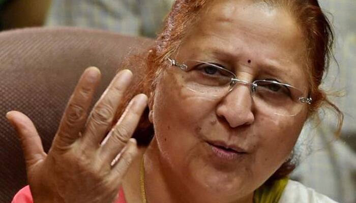 Lok Sabha members wish Sumitra Mahajan on her birthday; Speaker&#039;s response will make you smile - Watch