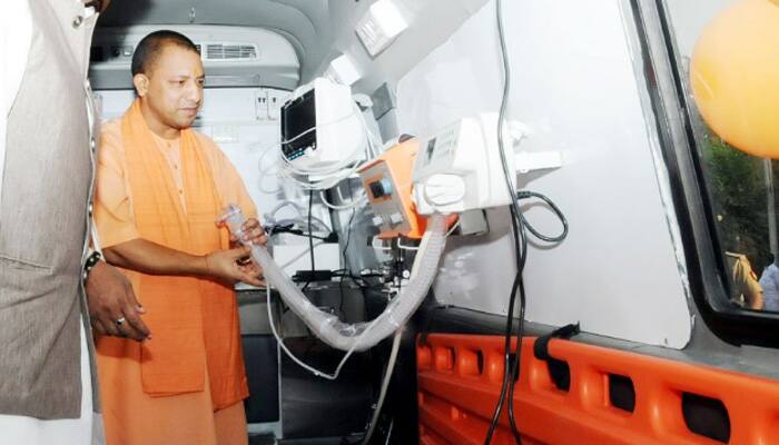 Yogi Adityanth&#039;s another big gift to UP, ambulances with life-saving technology launched