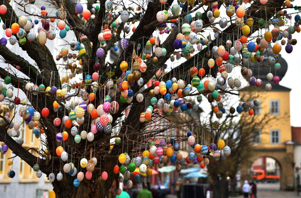 Saalfeld Easter egg tree