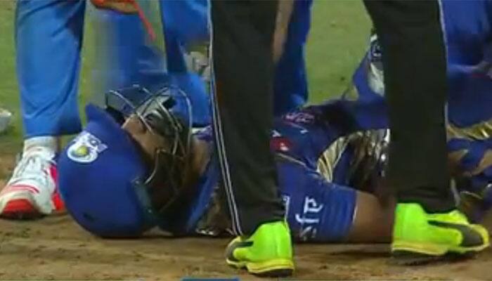 IPL 2017: Kieron Pollard bullet knocks out captain Rohit Sharma — WATCH