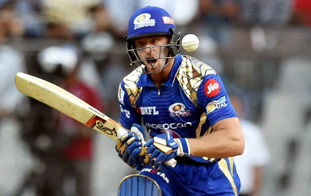 os Buttler plays a shot during the IPL match 