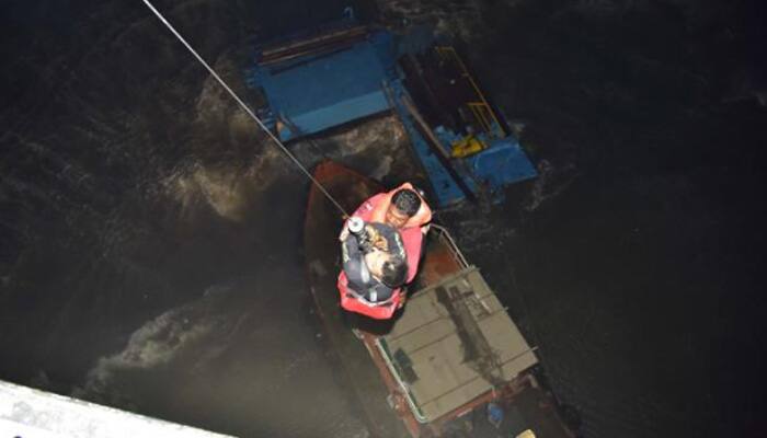 Navy rescues 4 from tugboat off Mumbai coast