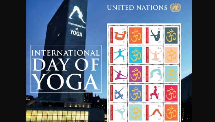 UN to issue 10 stamps of &#039;&#039;asanas&#039;&#039; on International Yoga Day
