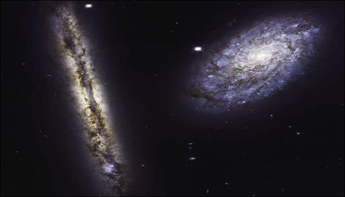 27 years of Hubble: NASA celebrates with two stunning spiral galaxies