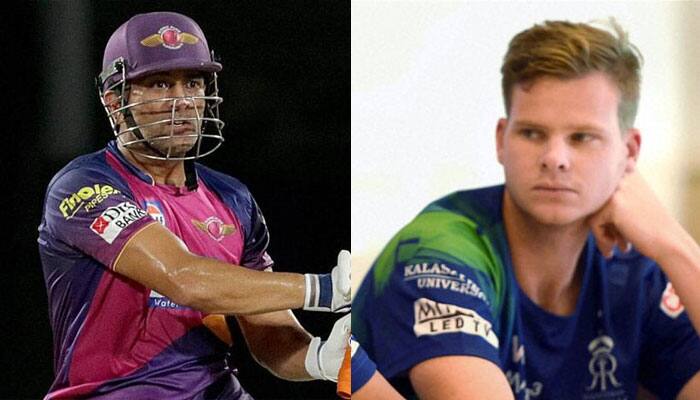 Steve Smith trolls reporter after being asked if MS Dhoni will bat further up in RPS batting order