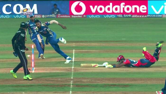 IPL 2017: Hardik Pandya&#039;s SENSATIONAL fielding tops Mumbai Indians&#039; brilliant day — WATCH