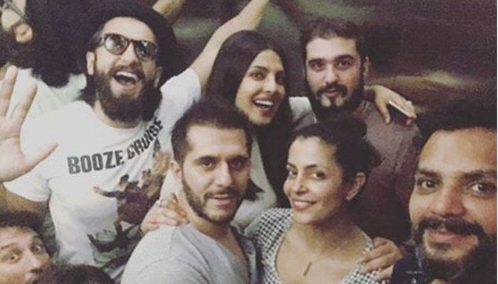 Priyanka Chopra, Ranveer Singh get clicked at &#039;Dil Dhadakne Do&#039; reunion – See pic