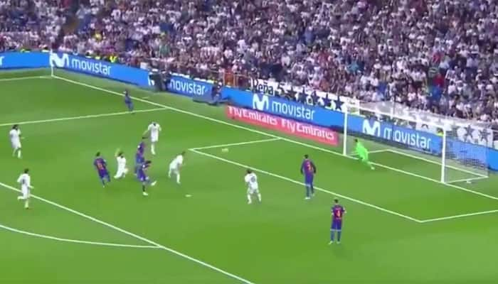 Watch Lionel Messi Scores 500th Goal For Barcelona Against Real Madrid To Win El Clasico