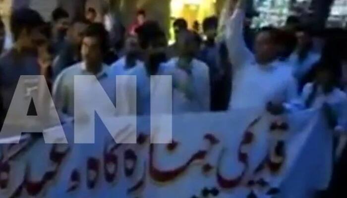 Hundreds hit the streets in PoK&#039;s Kotli to protest against forcible land grabbing by Pakistan Army