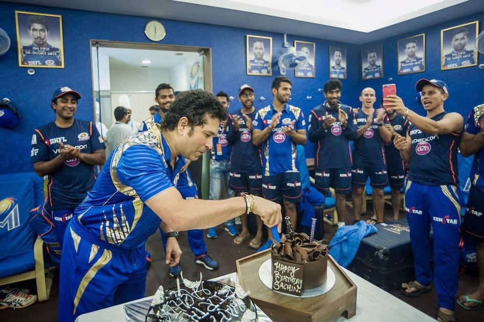 Sachin's birthday celebrations