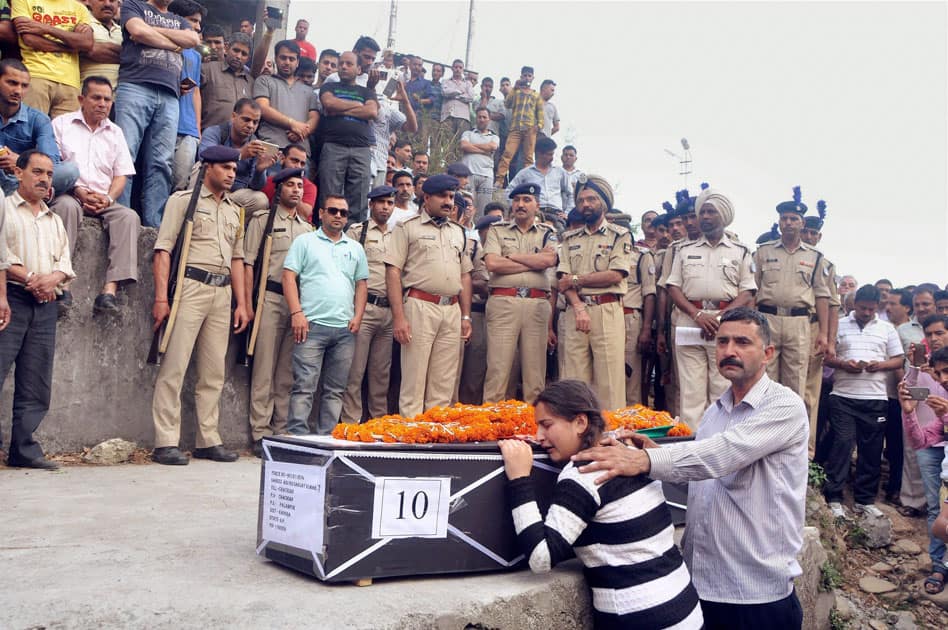 CRPF martyr Sanjay Kumar's funeral