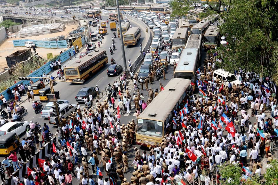 Protest in Chennai