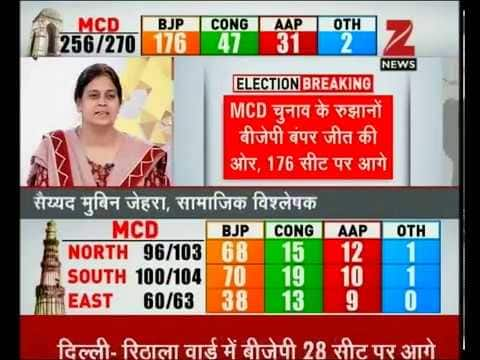 MCD Election Results 2017: BJP Headed For Landslide Win In Delhi | Zee News