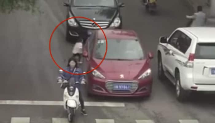 Baby run over by 2 SUVs - You won&#039;t believe what happened next | WATCH